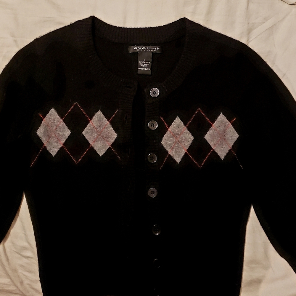 Cashmere cropped cardigan